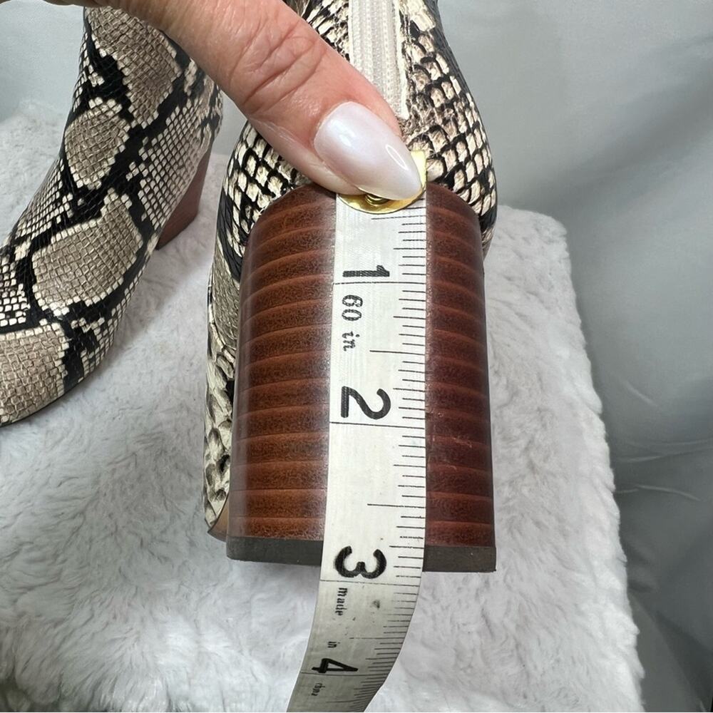 J. Crew Snakeprint Maya Boot with Stacked Heel 8.5 - image 14